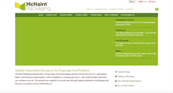Desktop Screenshot of mcnairnpackaging.com
